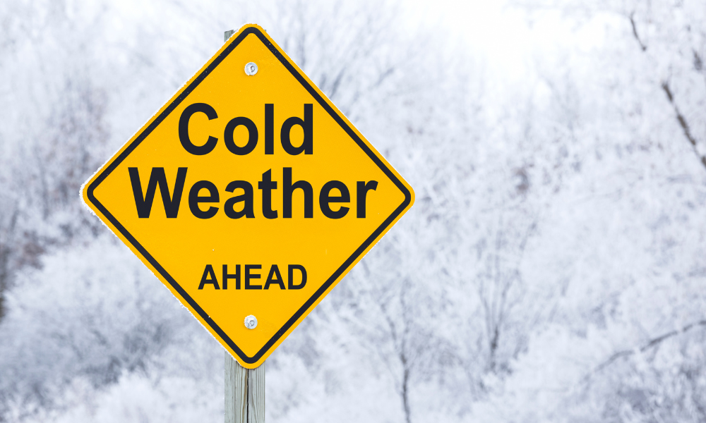 Cold weather sign