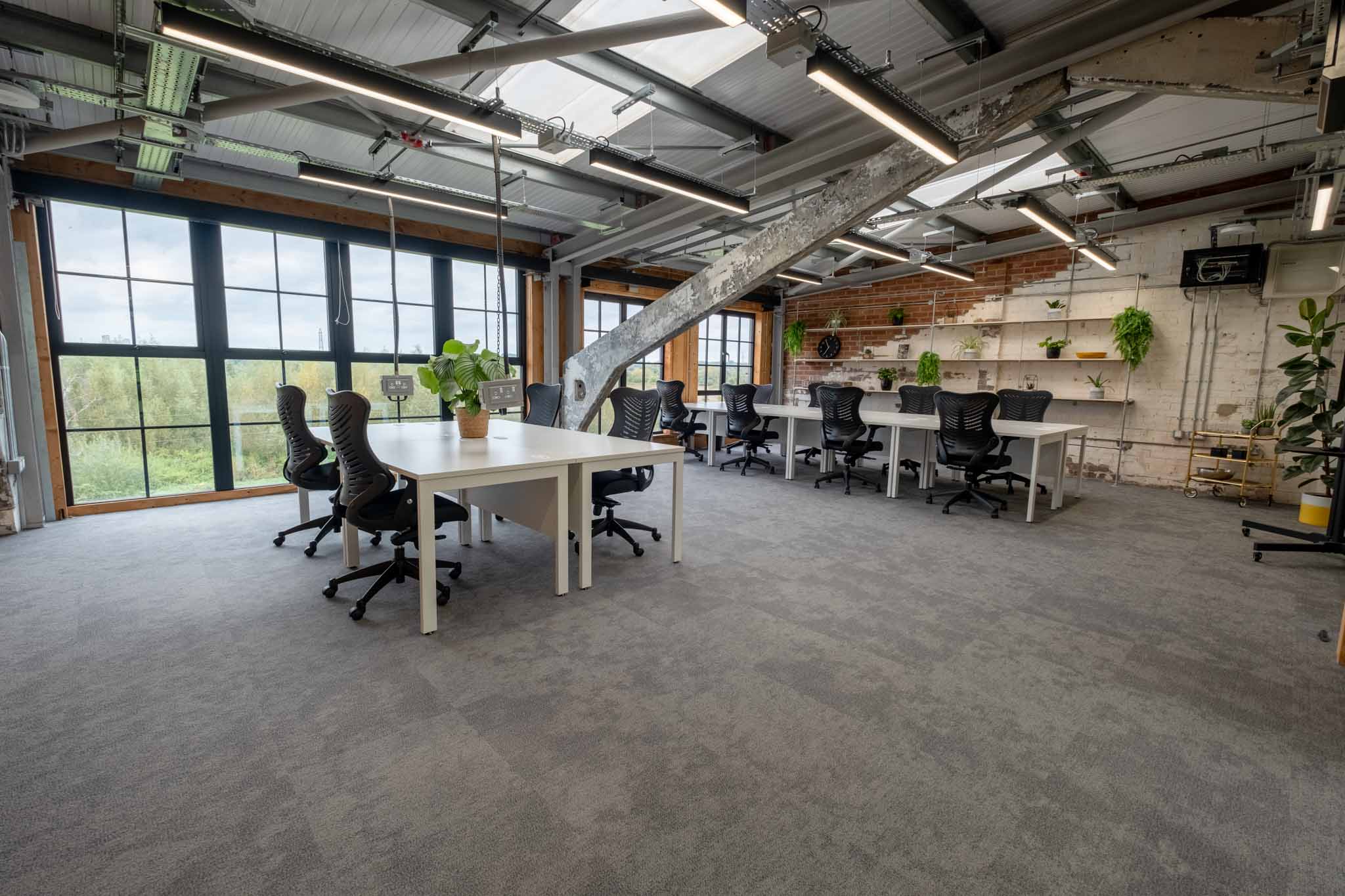 Silver Birch Top Floor Office At Tannery Studios